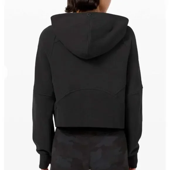 Lululemon Scuba Oversized 1/2 Zip Hoodie Black - Picture 2 of 6